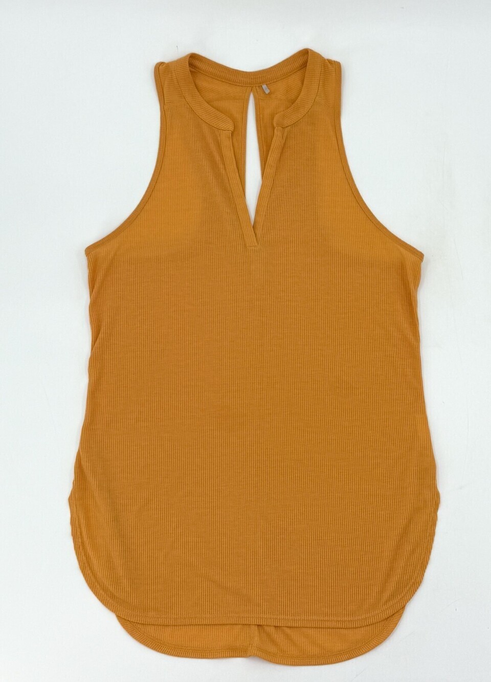 PRana Shirt Womens Extra Small Mustard Orange Blouse Tunic Outdoor Hike